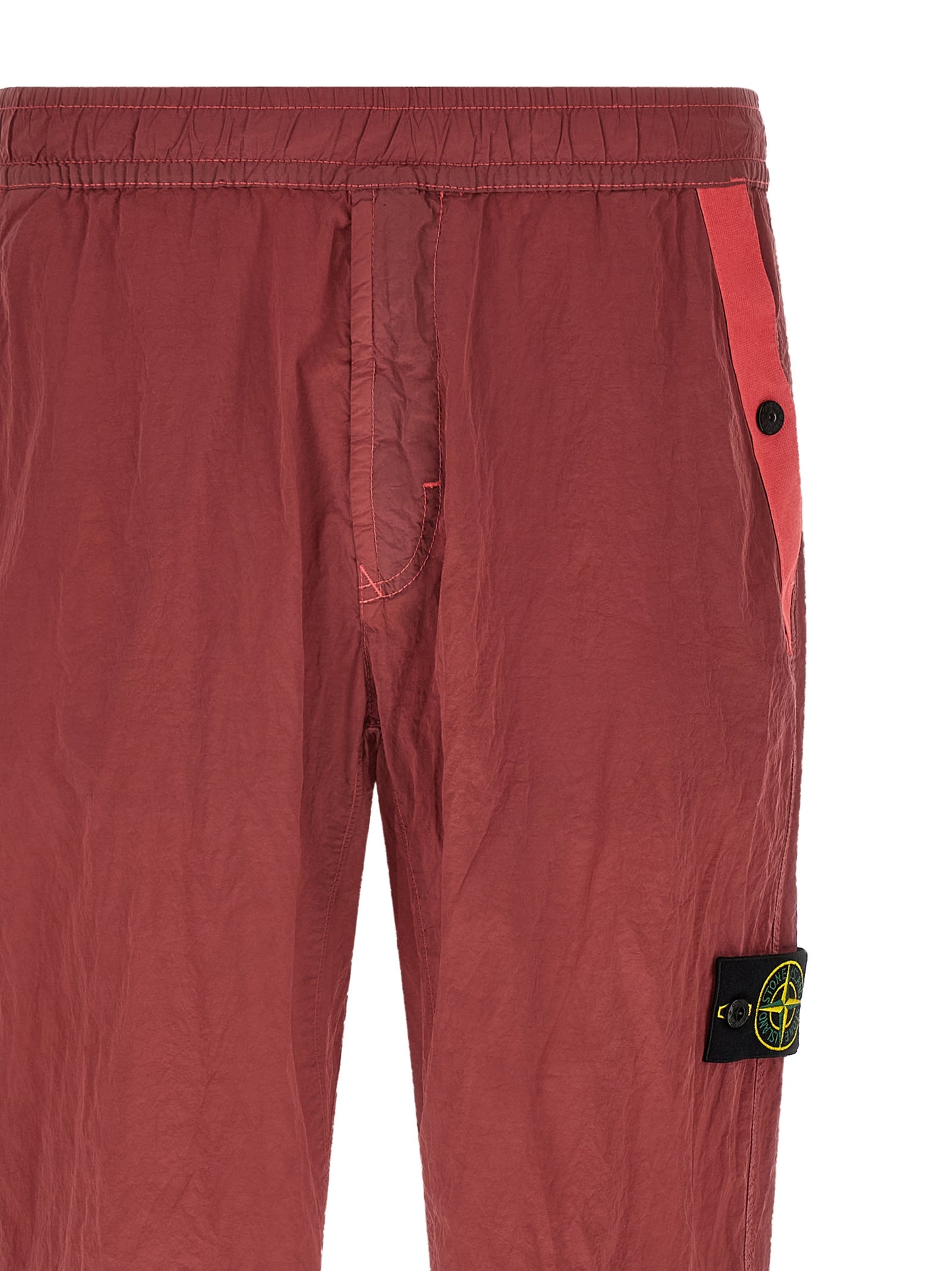 Red Polyamide Joggers (Workout Pants)