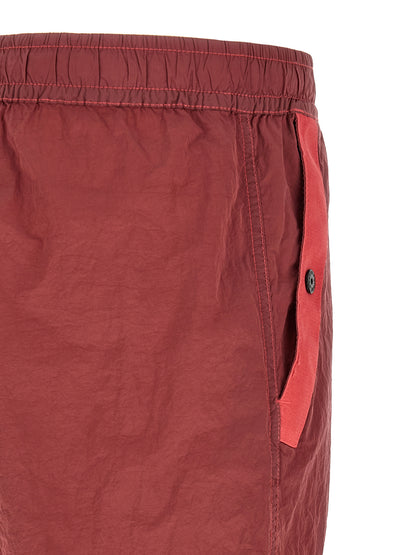 Red Polyamide Joggers (Workout Pants)