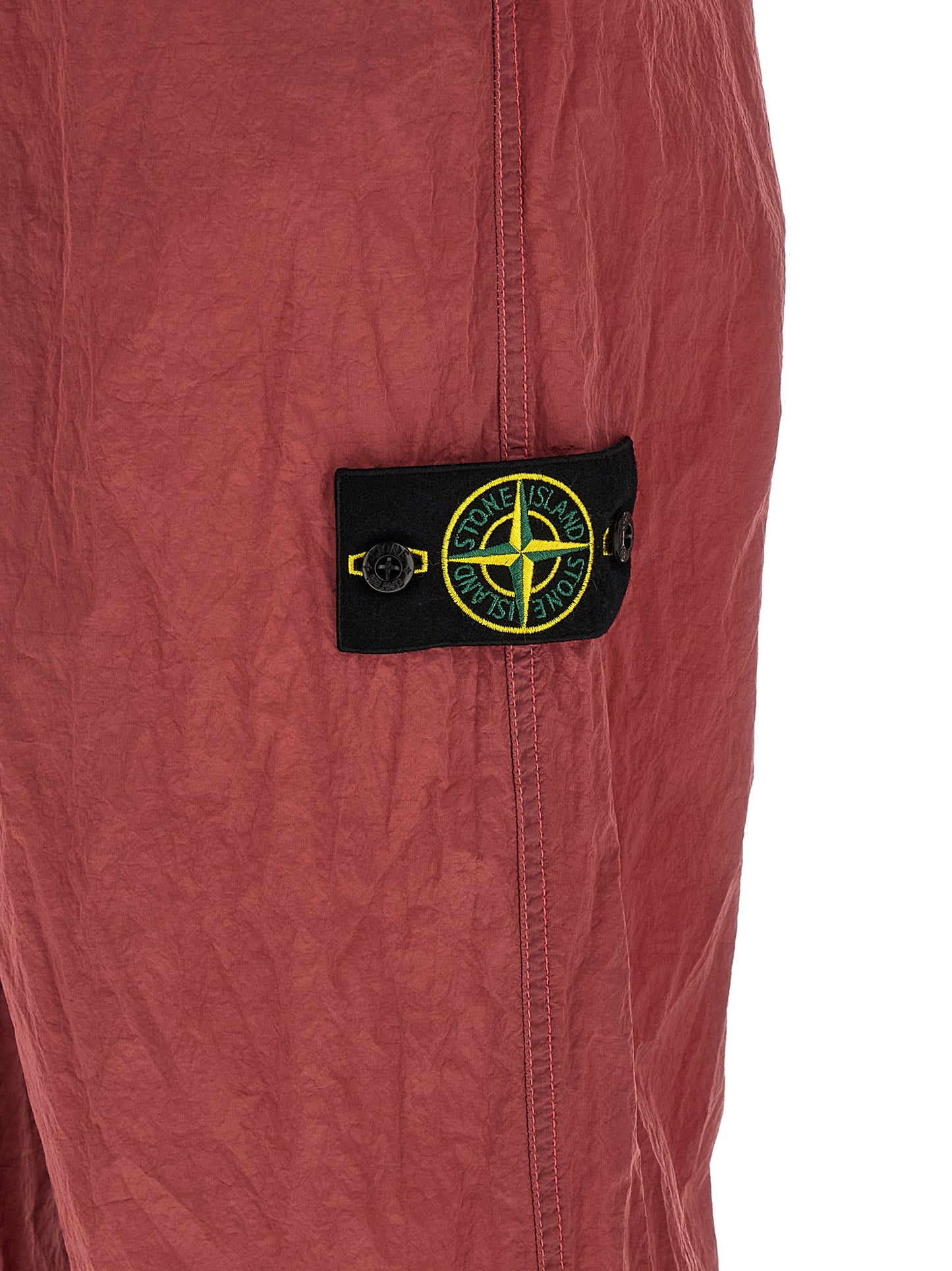 Red Polyamide Joggers (Workout Pants)