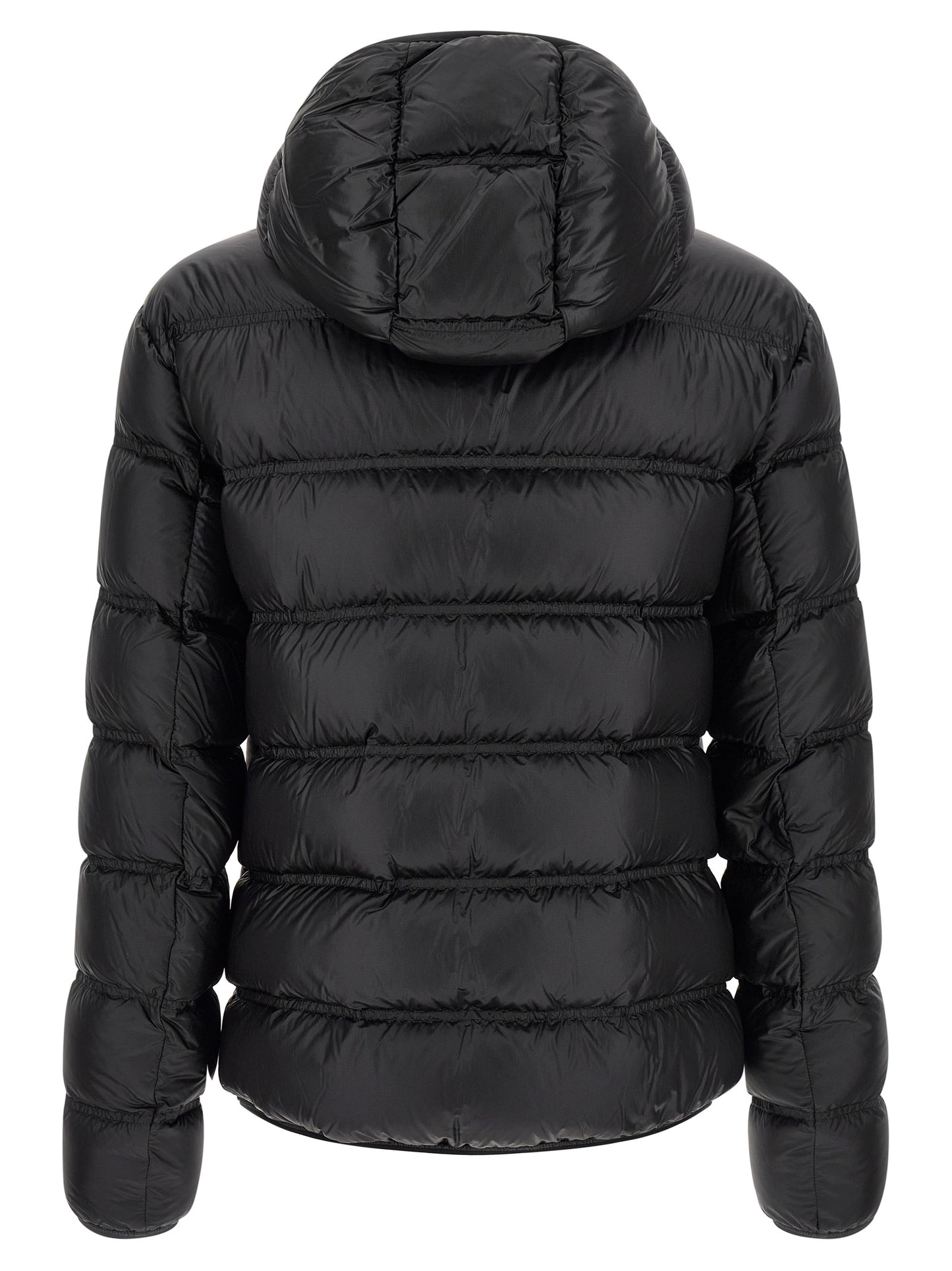 Black Polyamide Full-Length Jacket