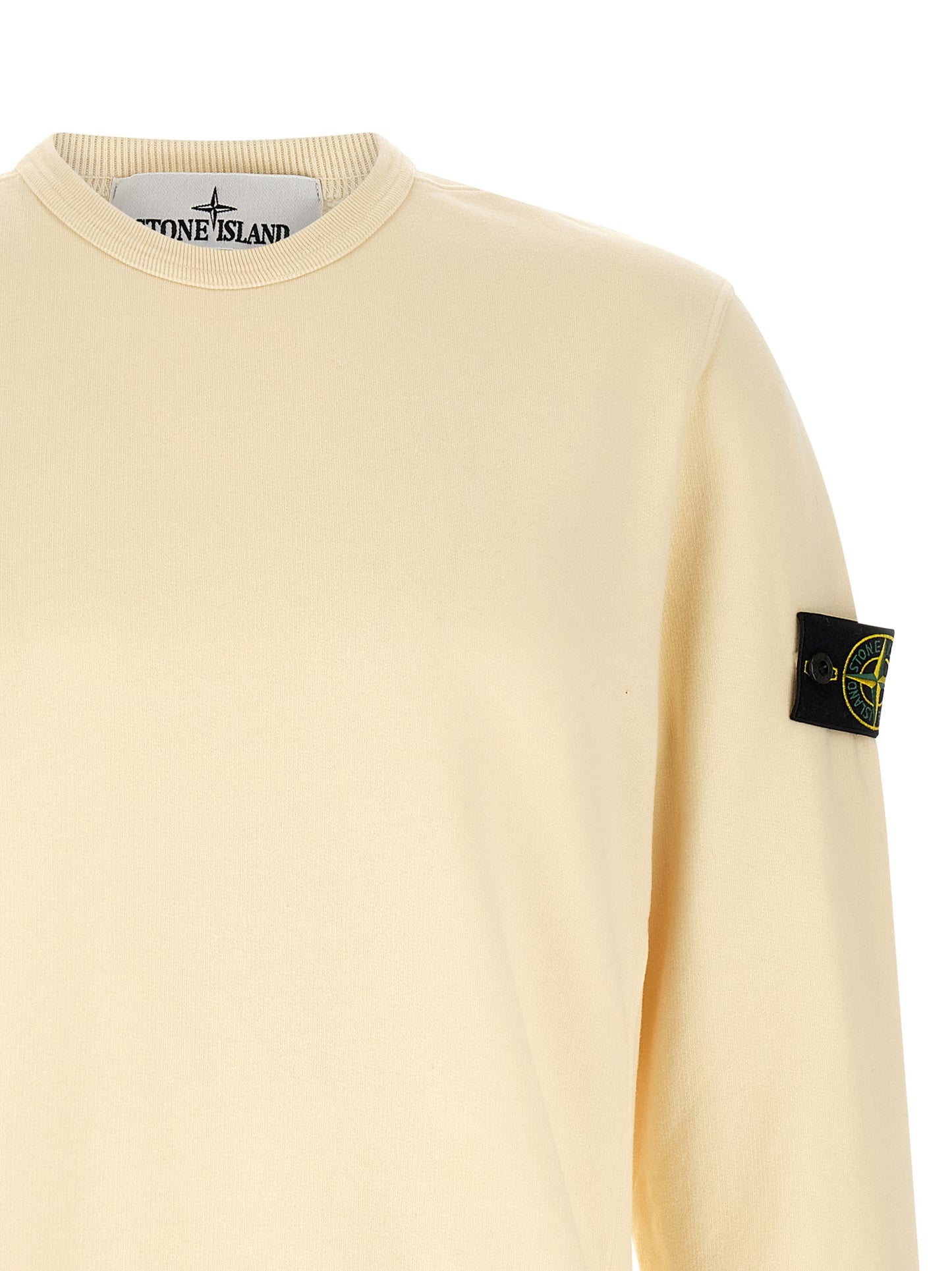 White Cotton Sweatshirt