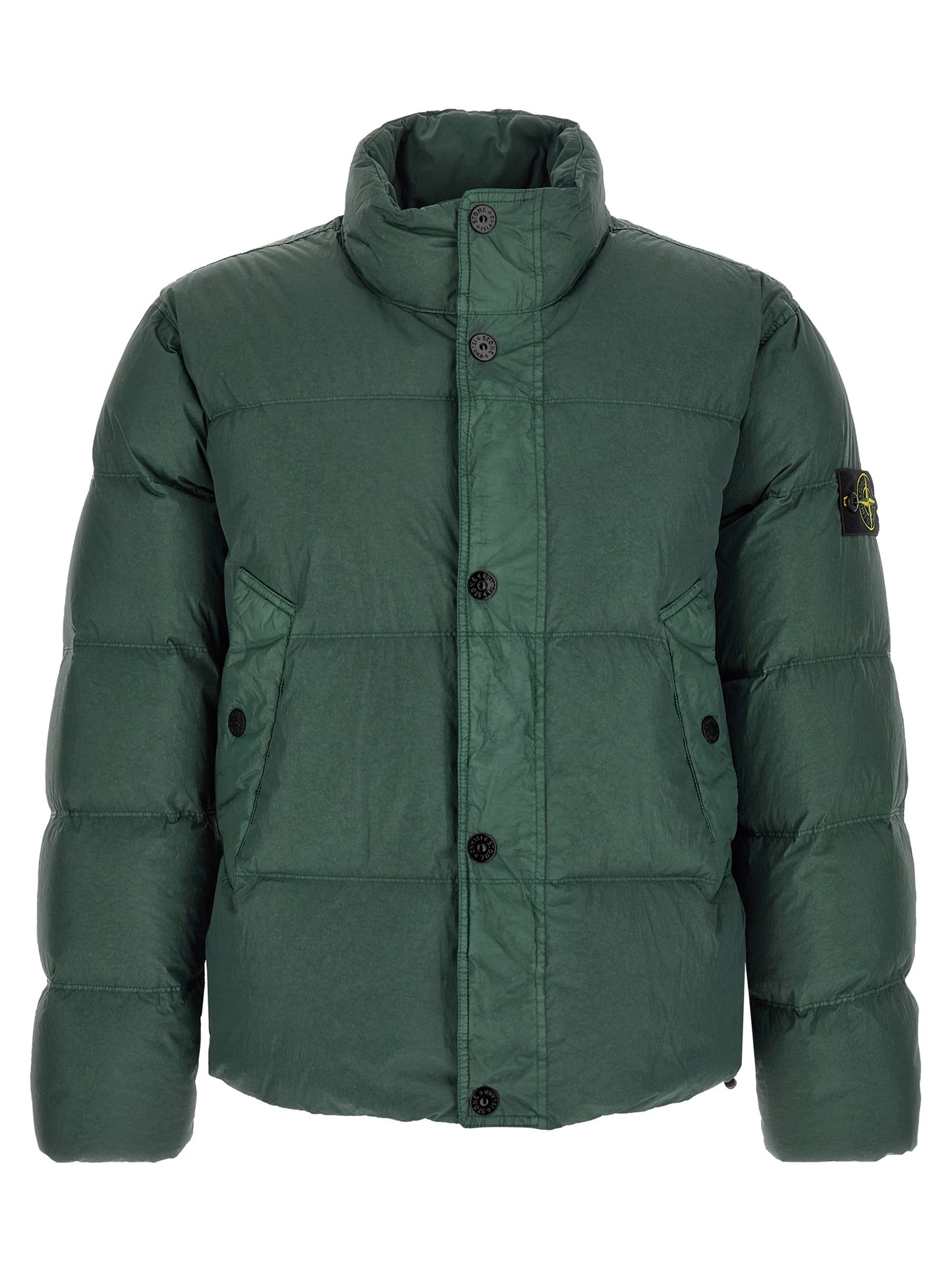 Bicolor Polyamide Full-Length Jacket
