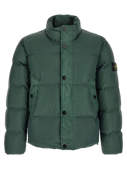 Bicolor Polyamide Full-Length Jacket