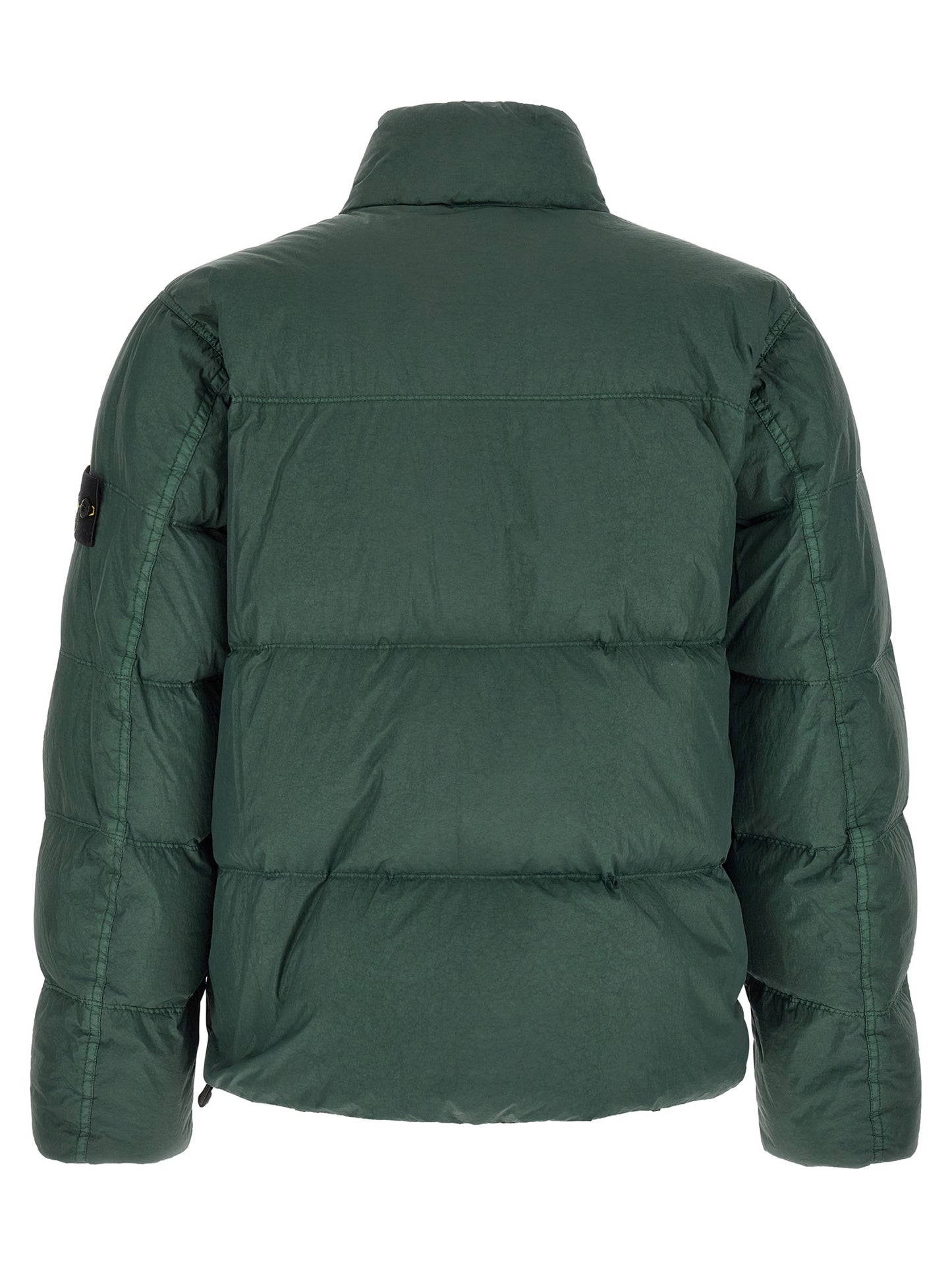 Bicolor Polyamide Full-Length Jacket