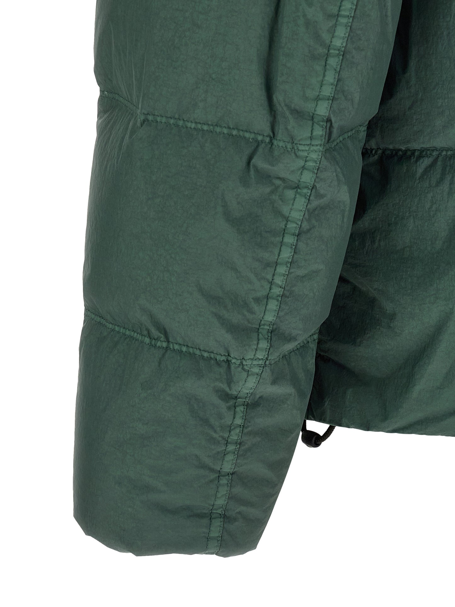 Bicolor Polyamide Full-Length Jacket