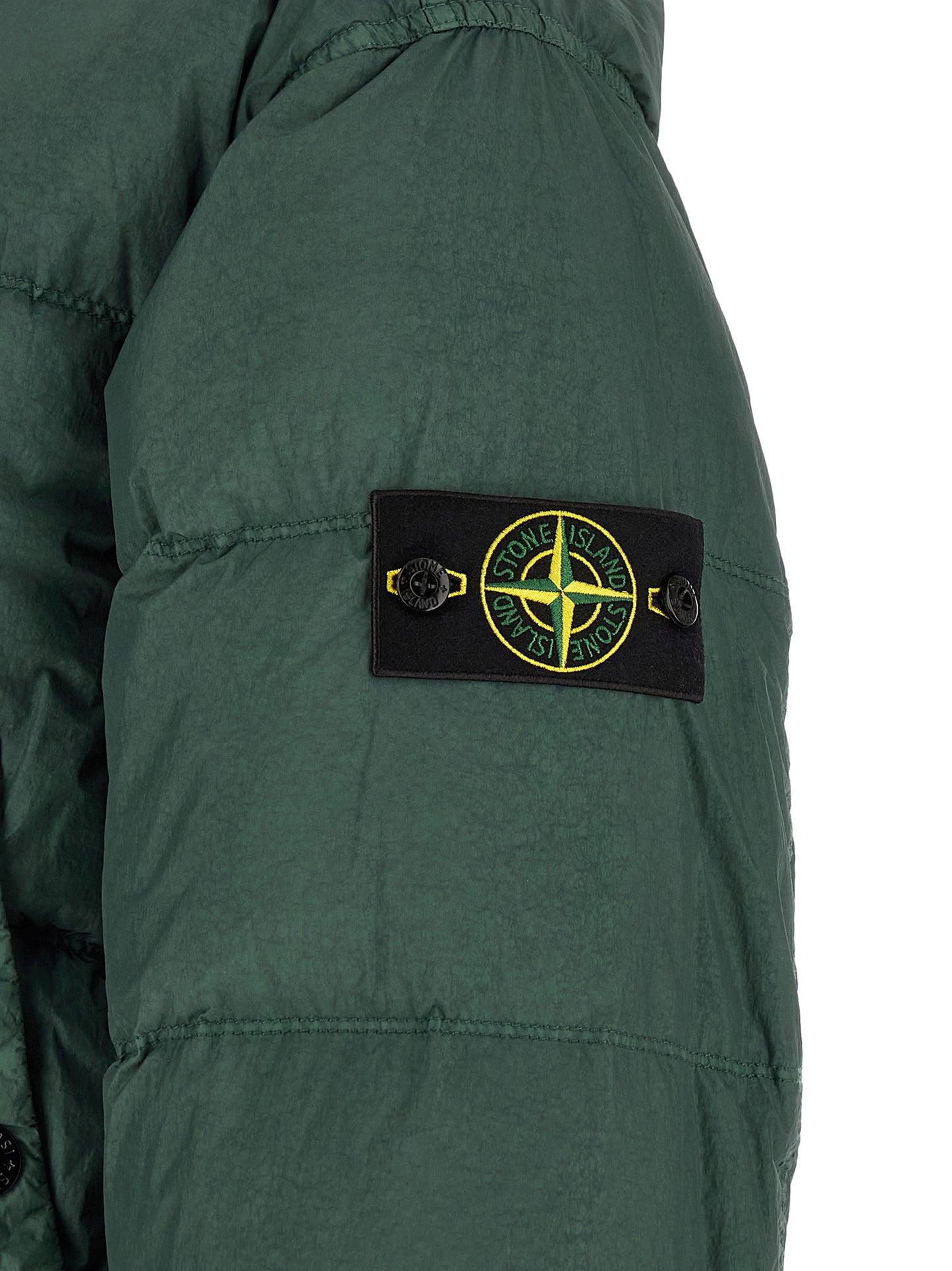 Bicolor Polyamide Full-Length Jacket