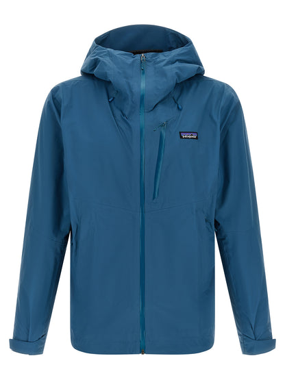 Blue Nylon Shell Jacket