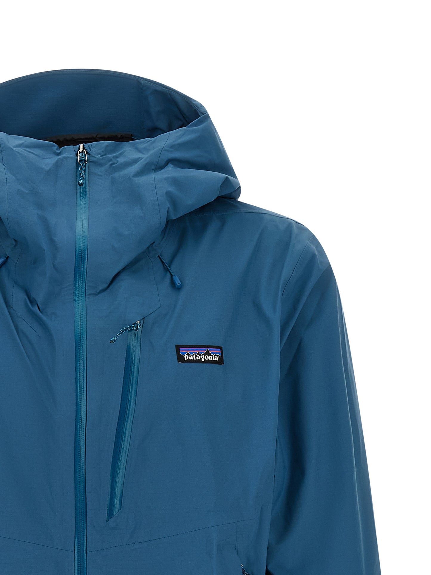 Blue Nylon Shell Jacket