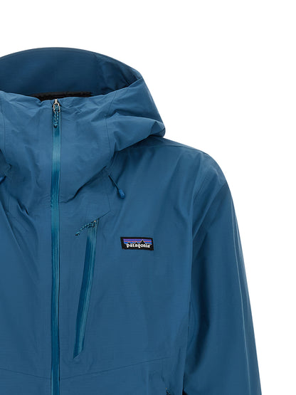 Blue Nylon Shell Jacket