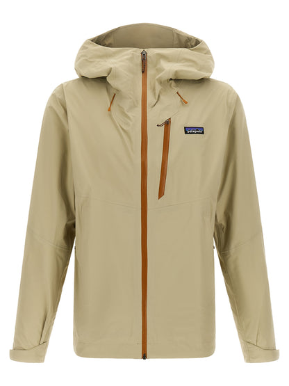 Beige Nylon Shell Jacket