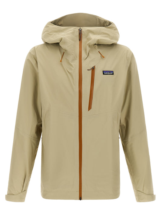 Beige Nylon Shell Jacket