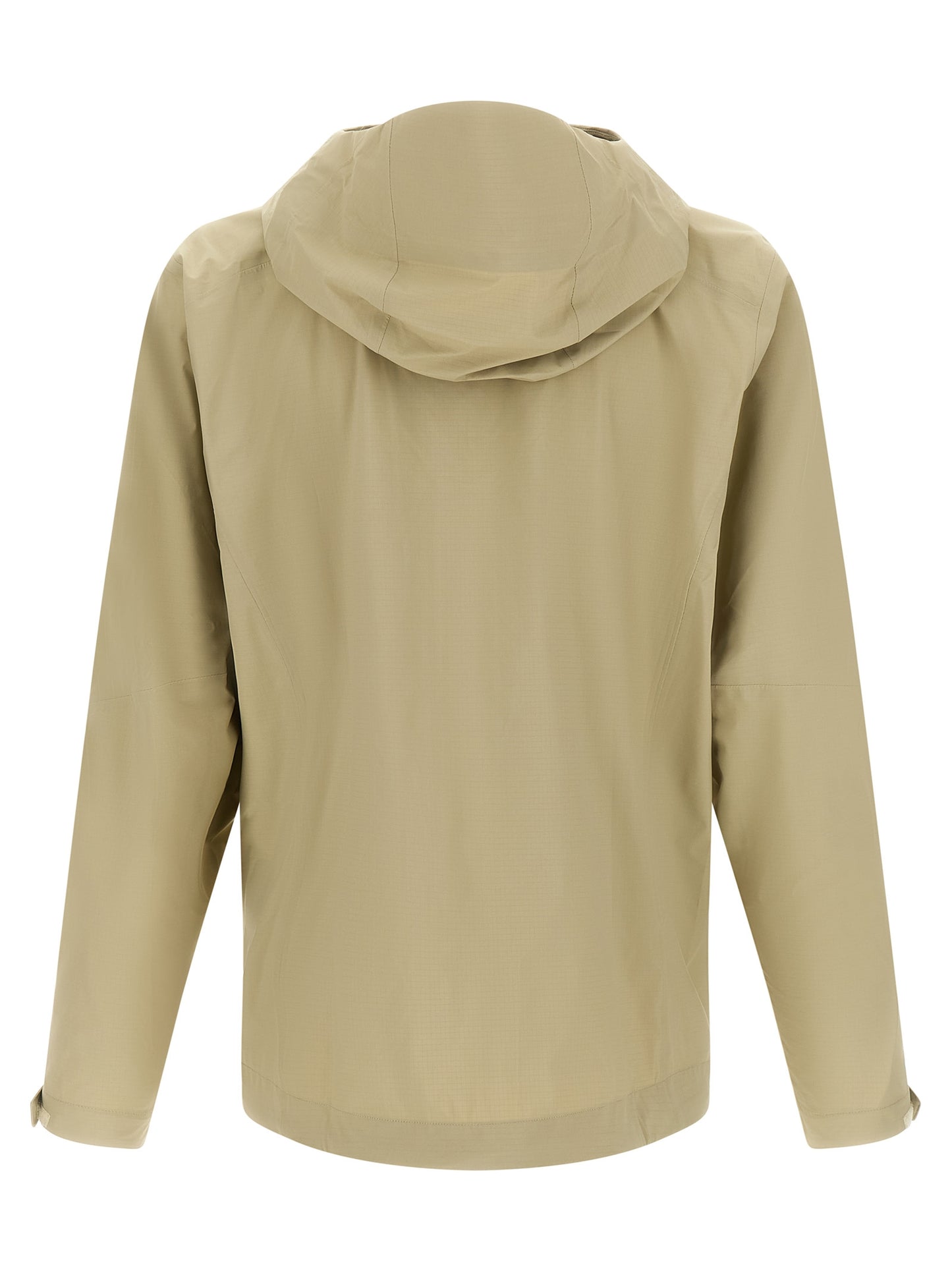 Beige Nylon Shell Jacket