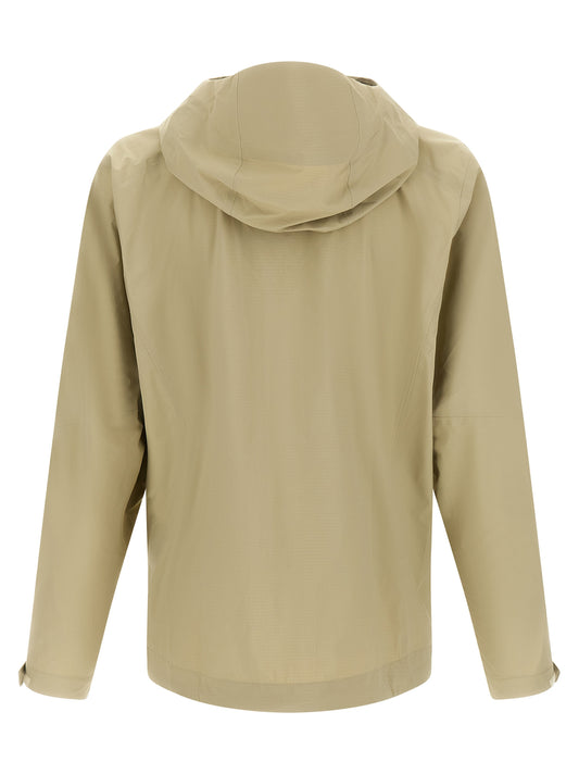 Beige Nylon Shell Jacket