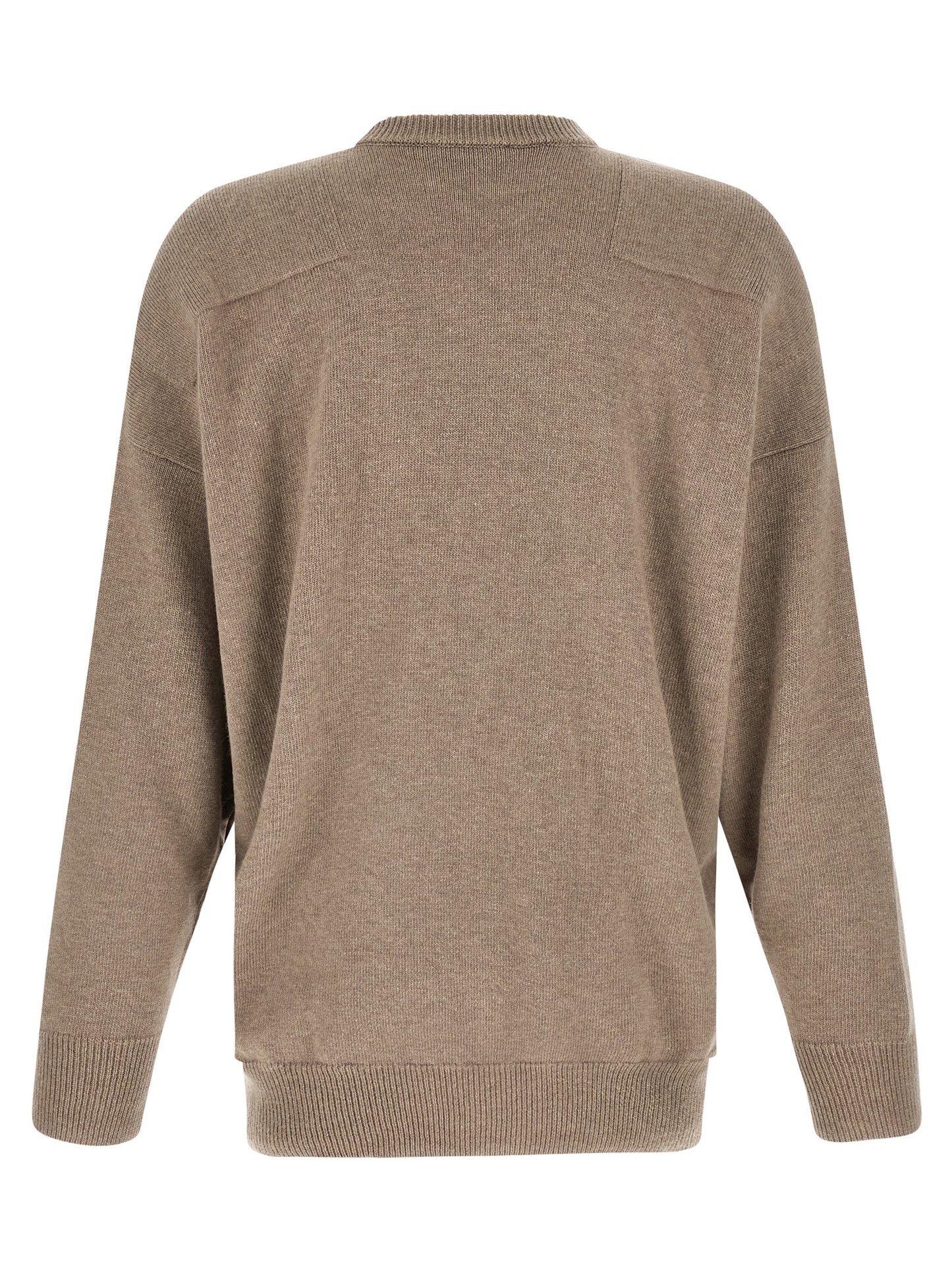 Beige Wool Cardigan