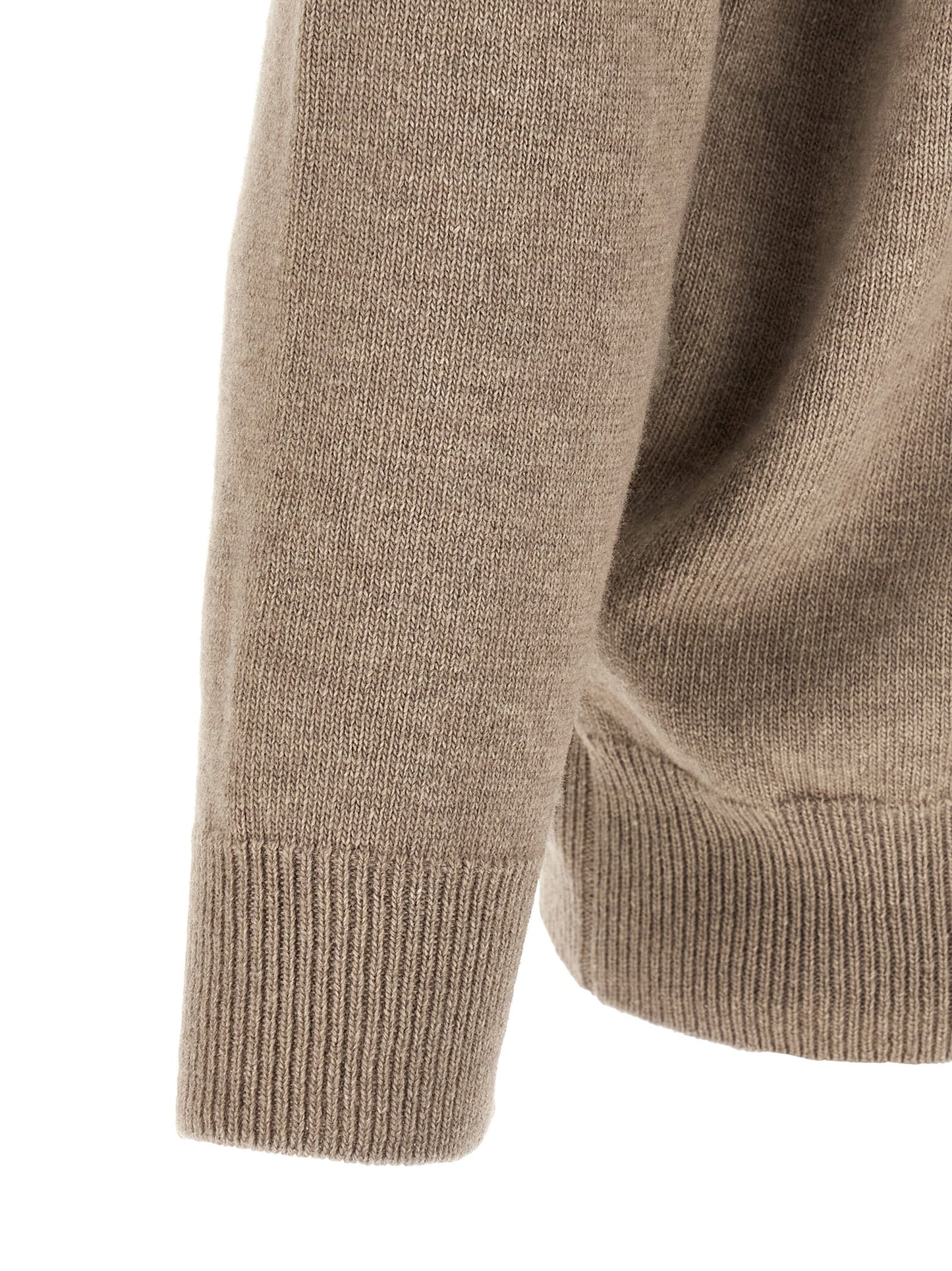 Beige Wool Cardigan