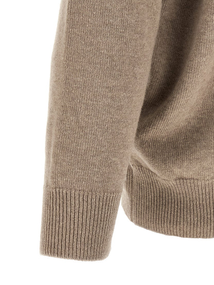 Beige Wool Cardigan
