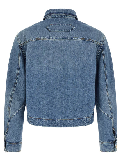 Blue Cotton Denim Jacket