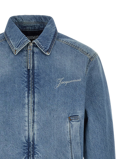 Blue Cotton Denim Jacket