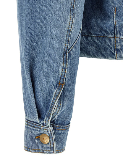 Blue Cotton Denim Jacket