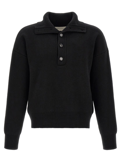 Black Wool Cardigan