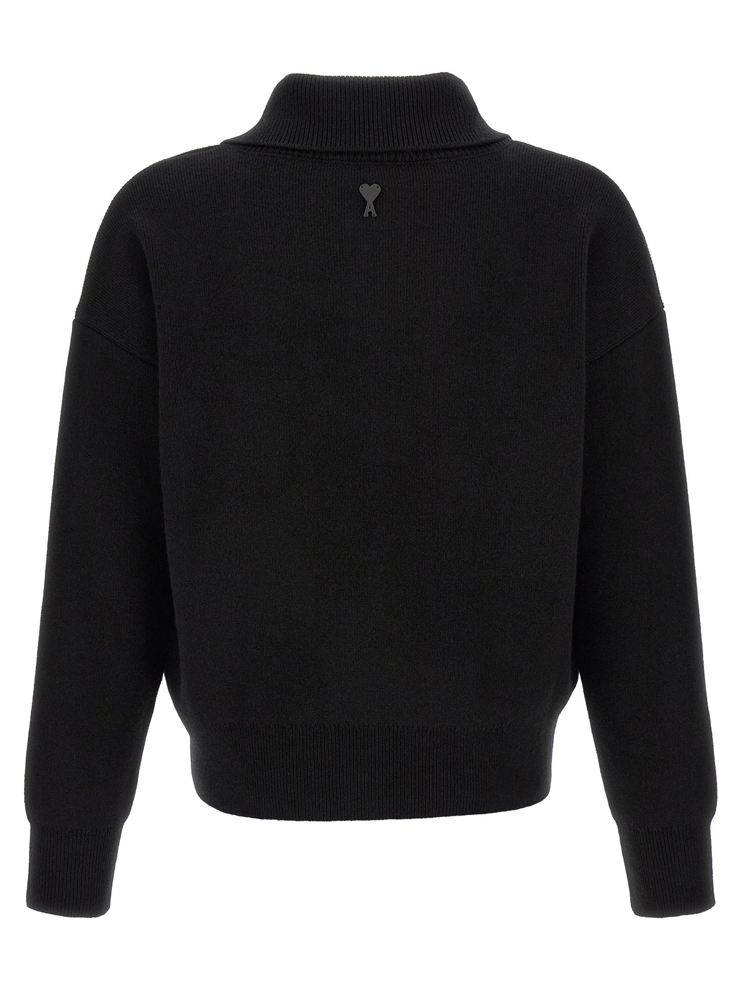 Black Wool Cardigan
