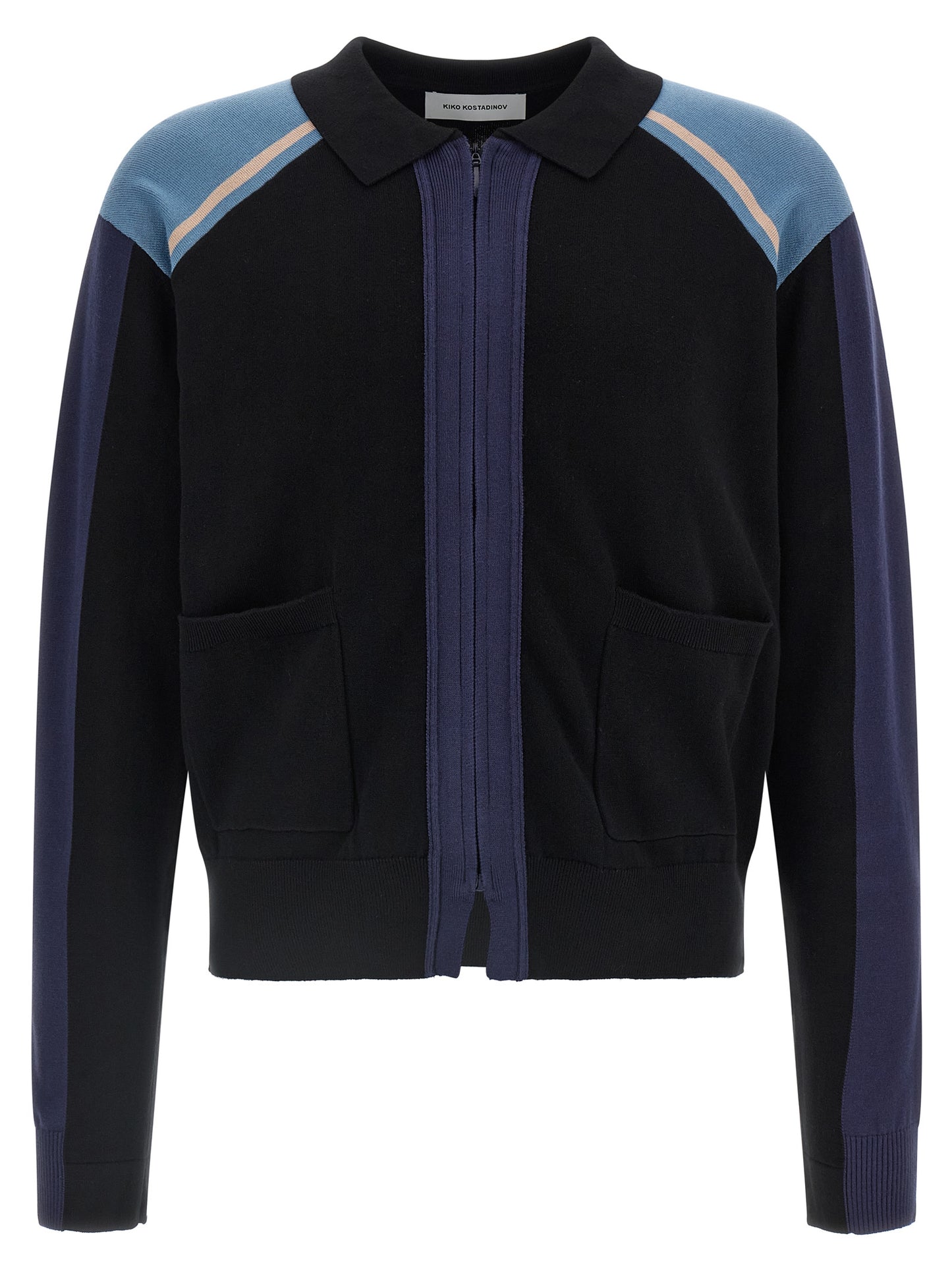 Blue Cotton Cardigan