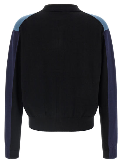 Blue Cotton Cardigan