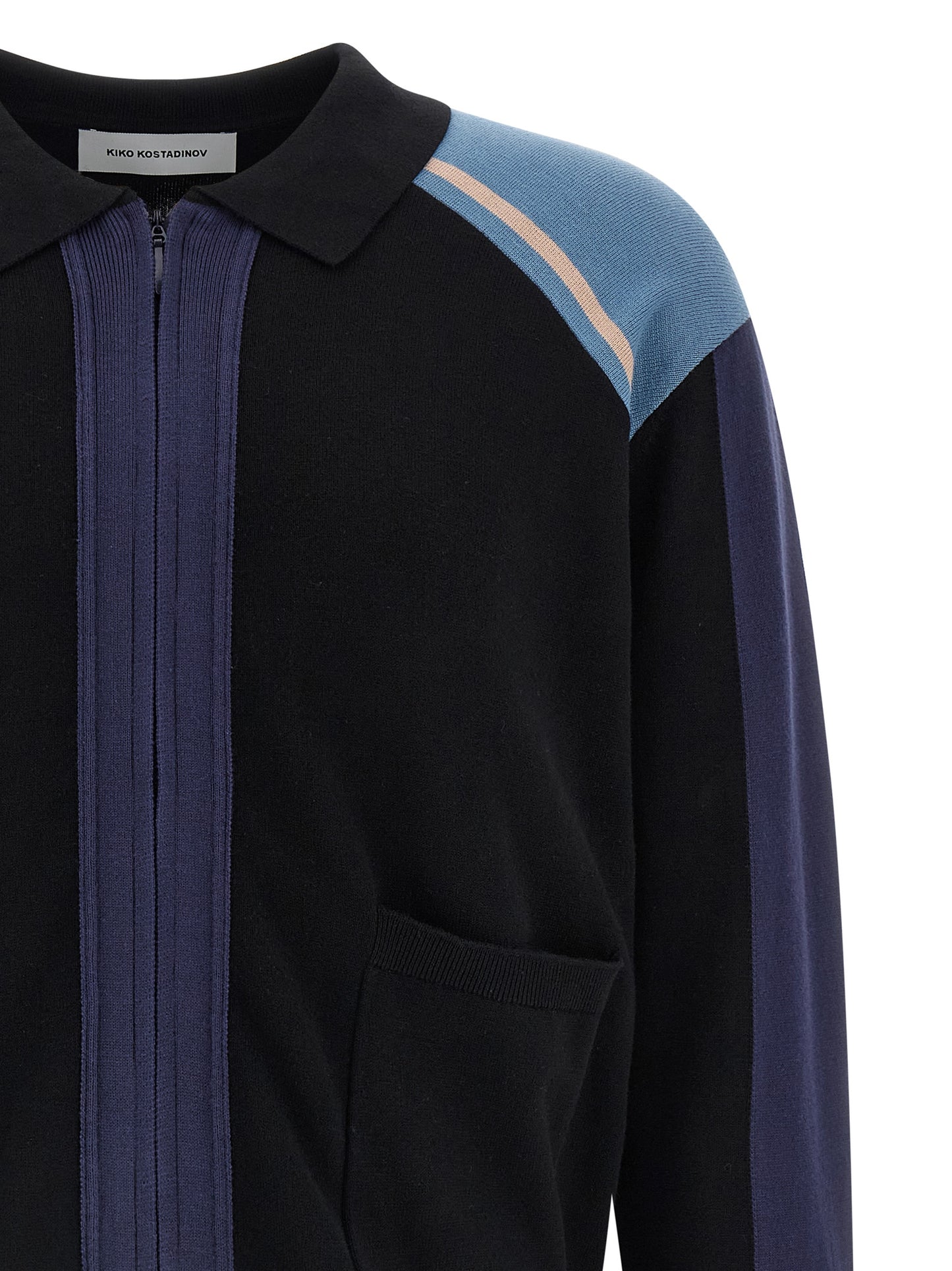 Blue Cotton Cardigan