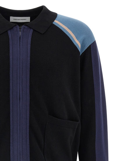 Blue Cotton Cardigan