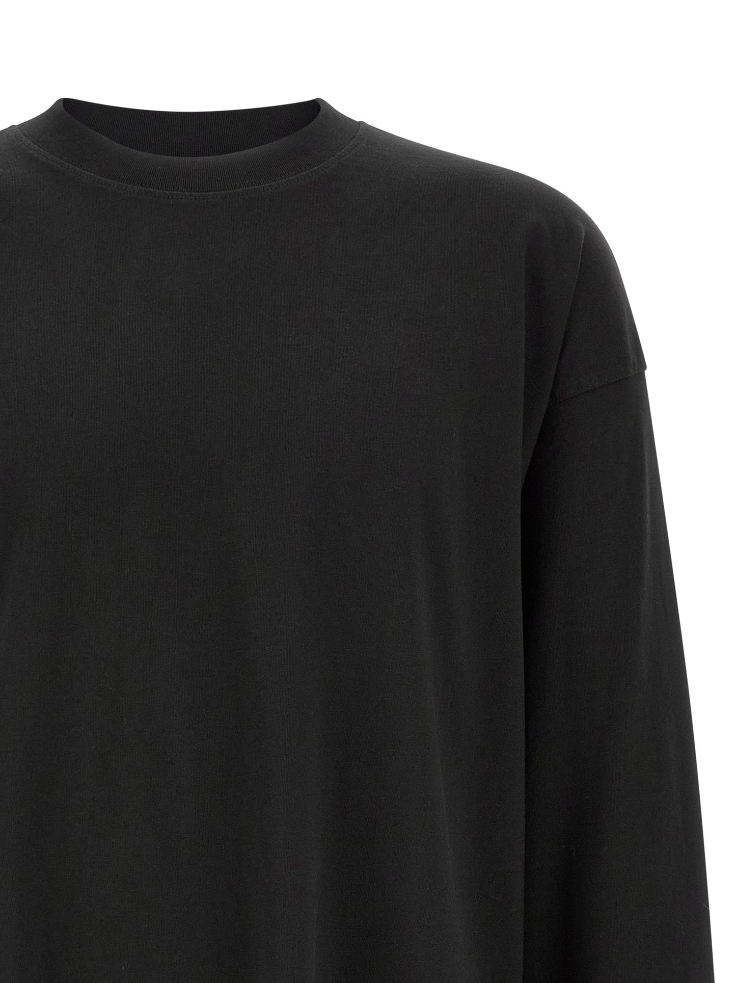 Black Cotton T-Shirt