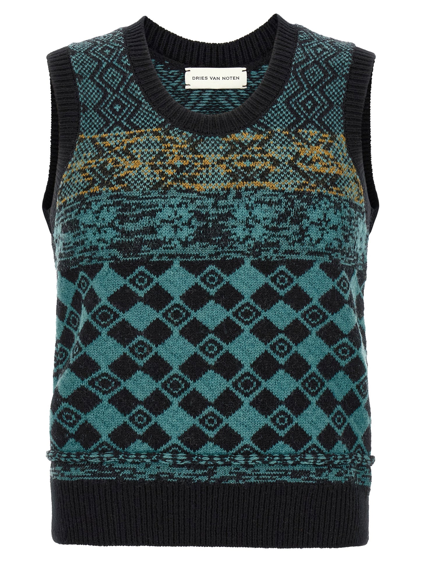 Multicolor Wool Cardigan