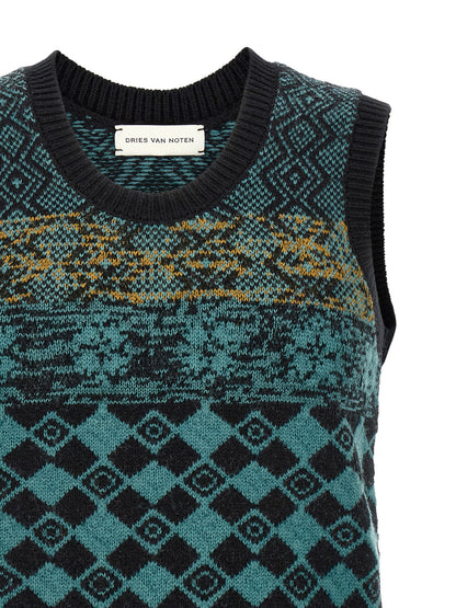 Multicolor Wool Cardigan