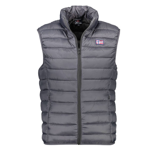 Black Polyamide Men's Jacket