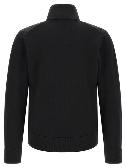 Black Polyamide Cardigan
