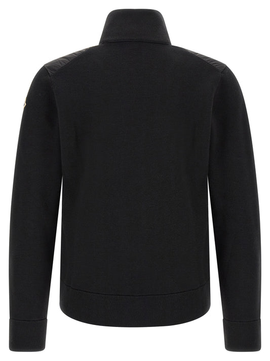 Black Polyamide Cardigan