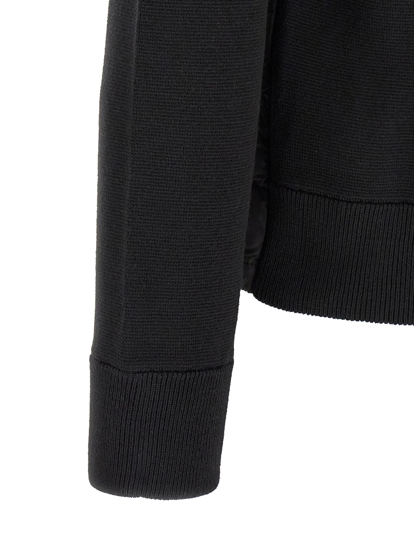 Black Polyamide Cardigan