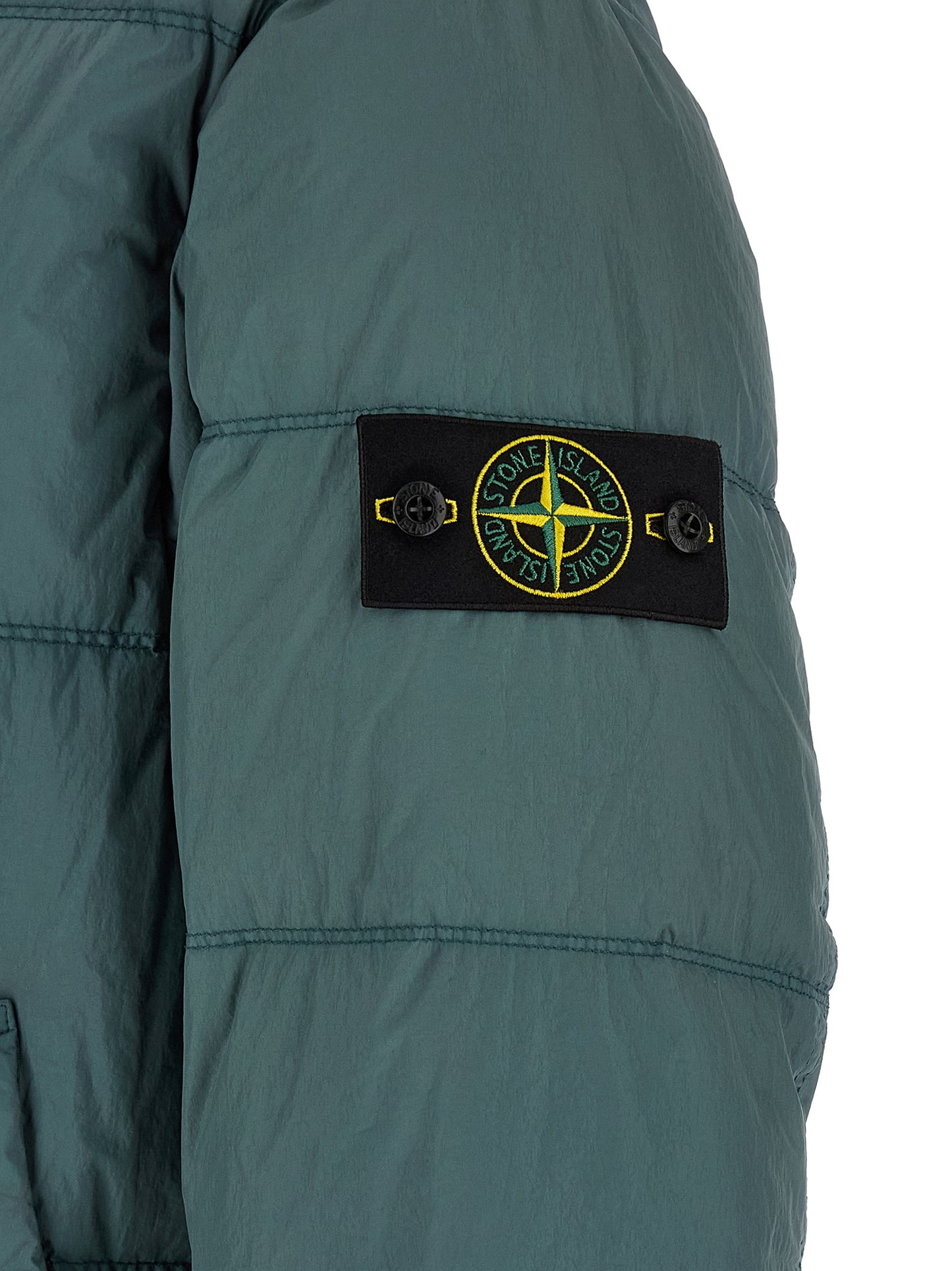 Bicolor Polyamide Full-Length Jacket