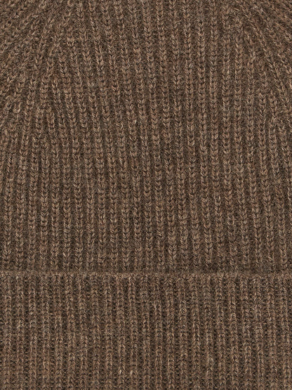 Brown Cashmere Beanie