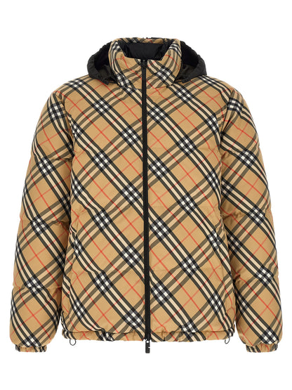 Beige Polyester Shell Jacket