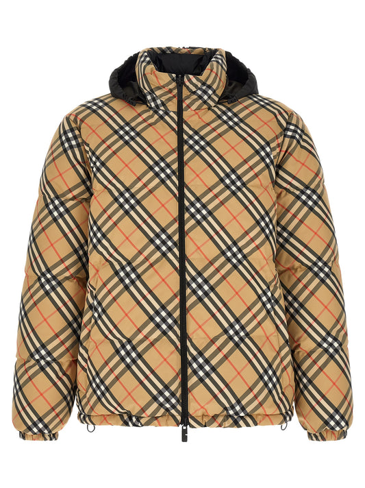 Beige Polyester Shell Jacket