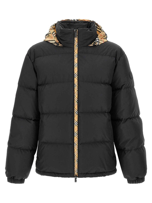 Black Polyester Parka