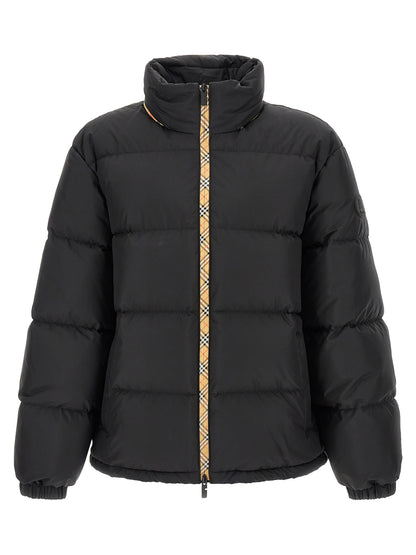 Black Polyester Parka