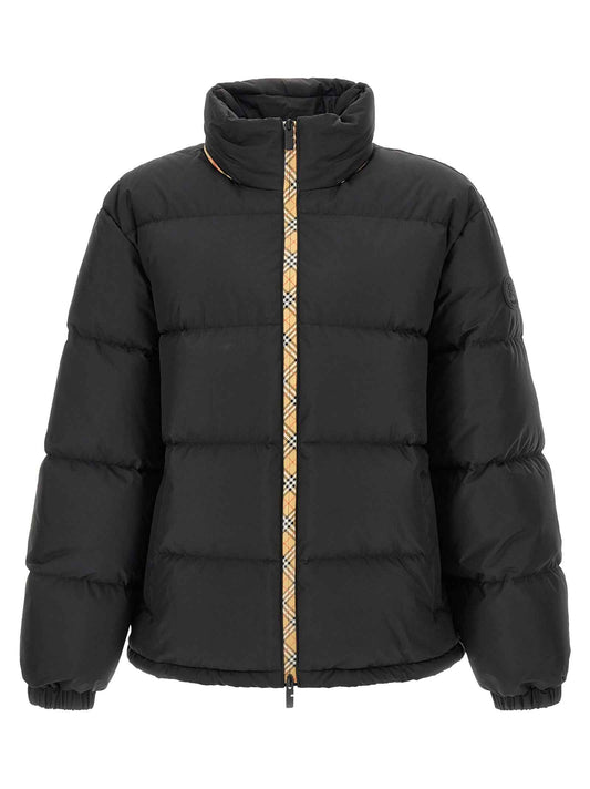 Black Polyester Parka