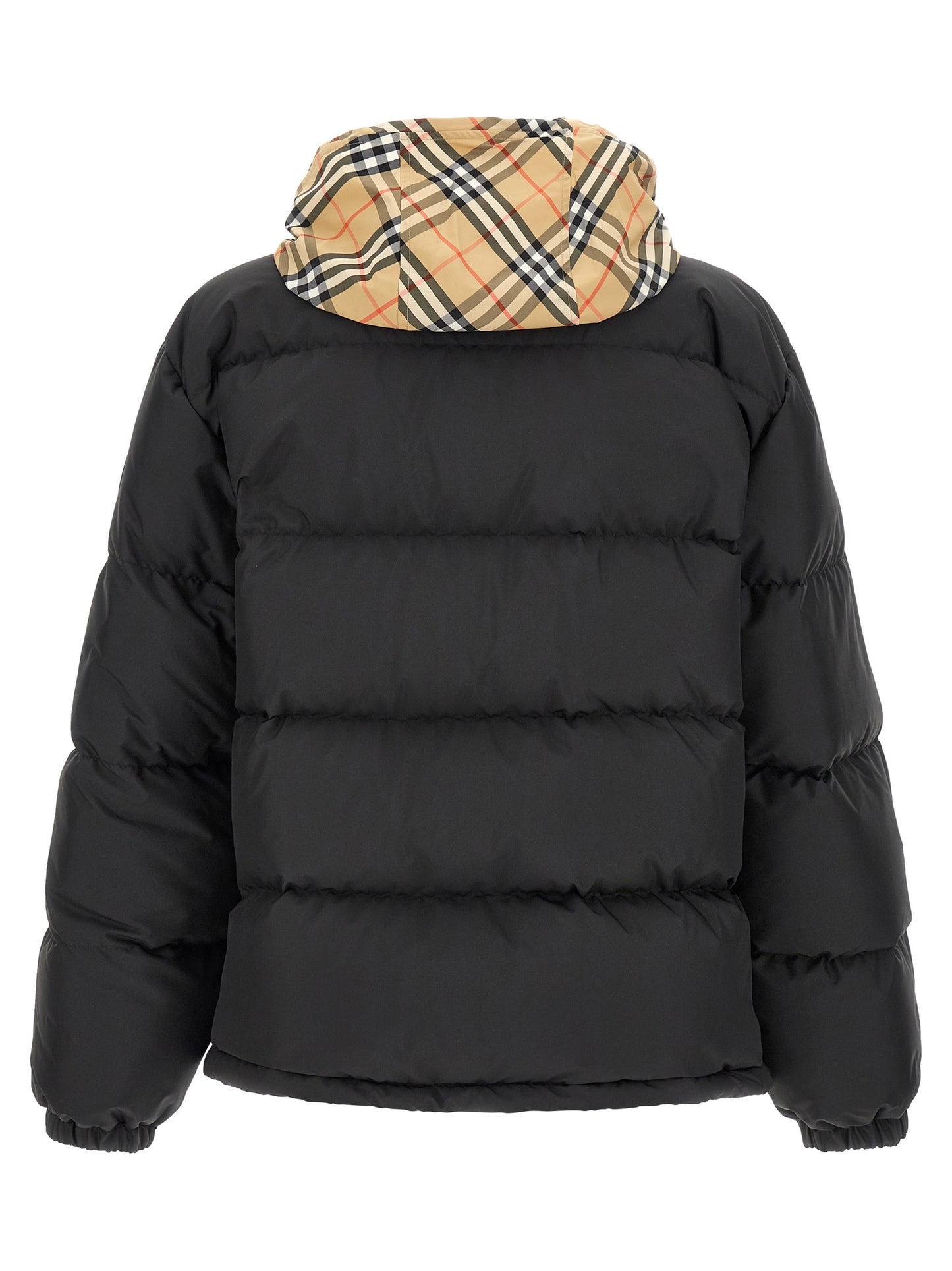 Black Polyester Parka