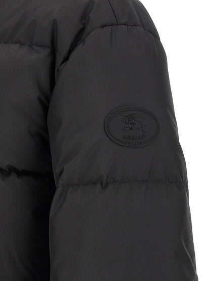 Black Polyester Parka