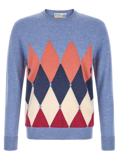 Blue Cashmere Cardigan
