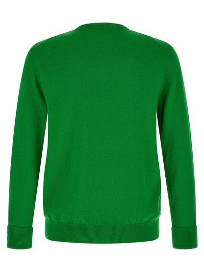 Bicolor Cashmere Cardigan