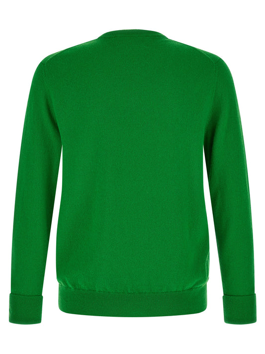 Bicolor Cashmere Cardigan