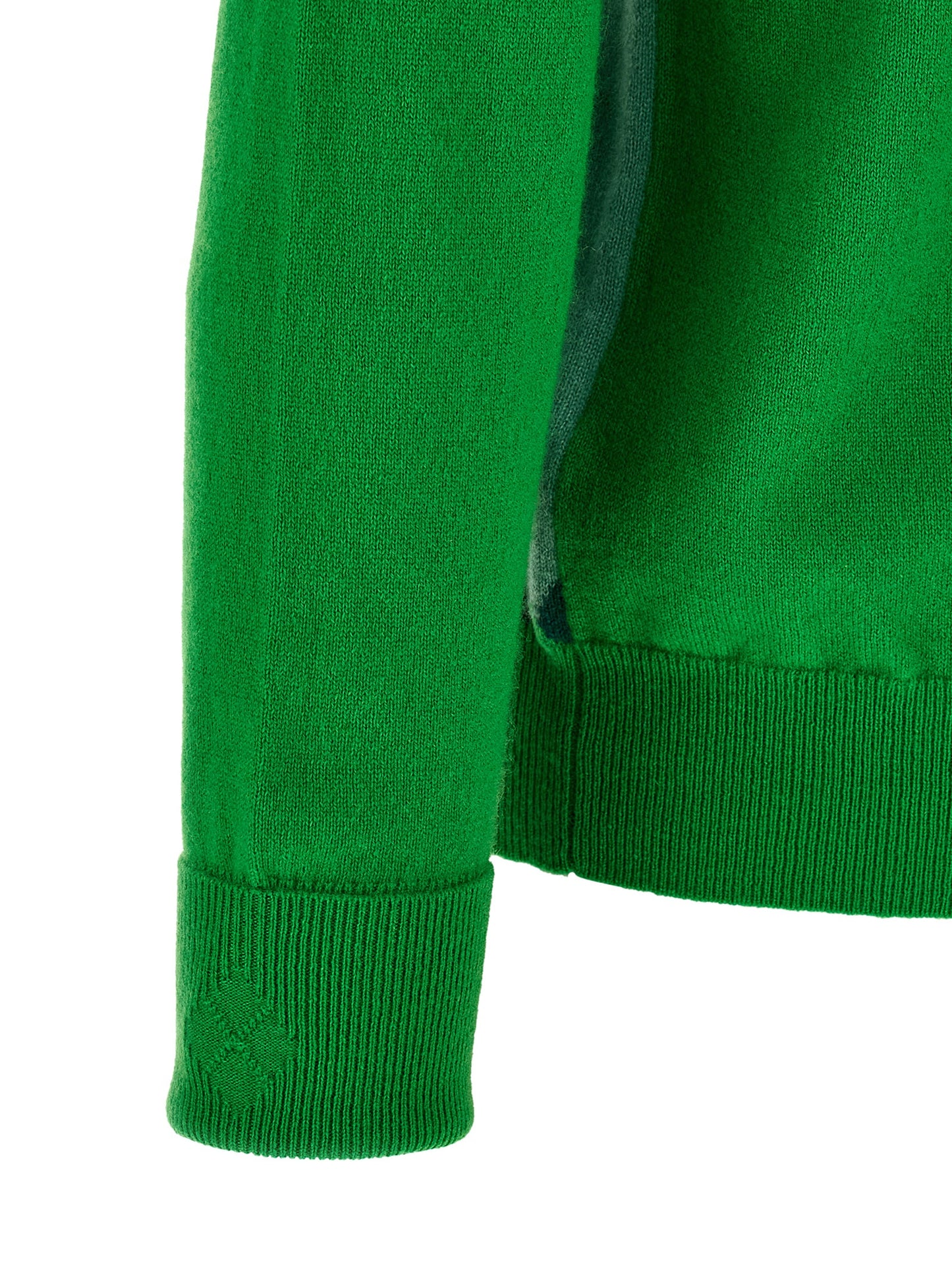 Bicolor Cashmere Cardigan