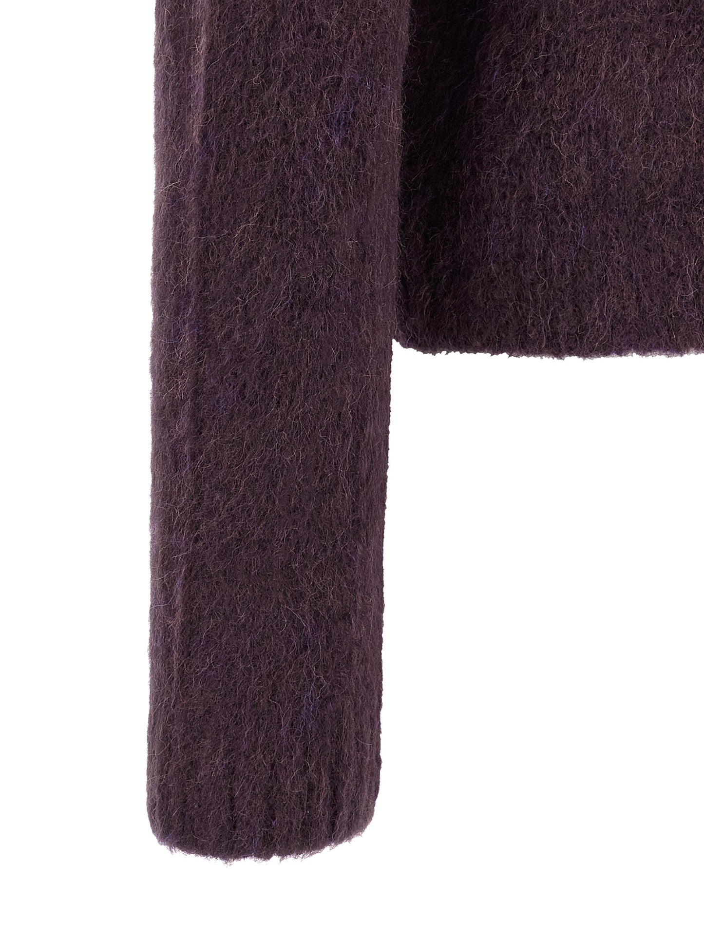 Purple Wool Cardigan